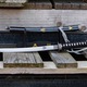 Pumnal Samurai cu Teaca si Suport, Inox, 45cm, SW-360E