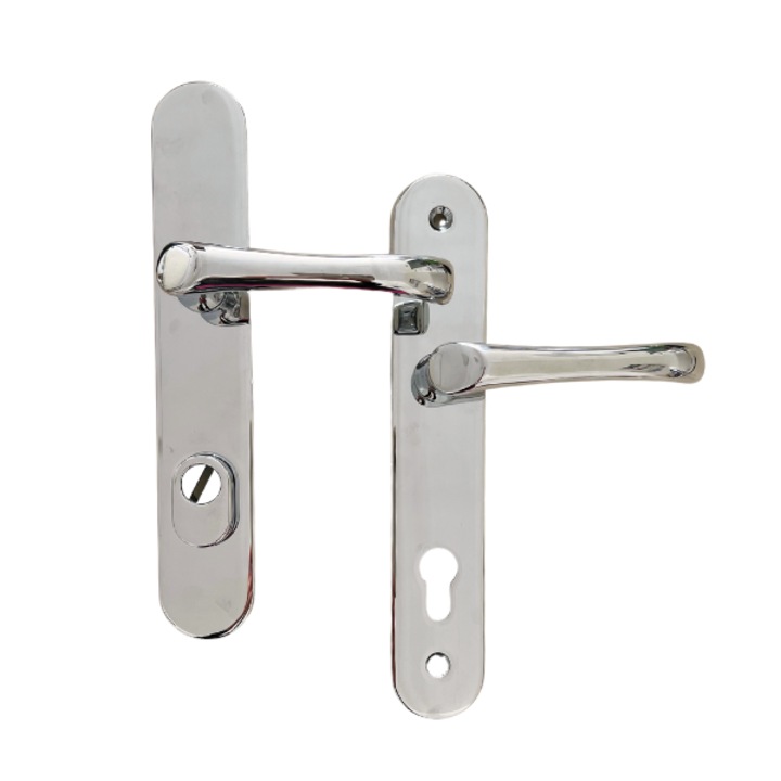 Maner usa, Arieni, Merak, 90mm, cu protectie, crom