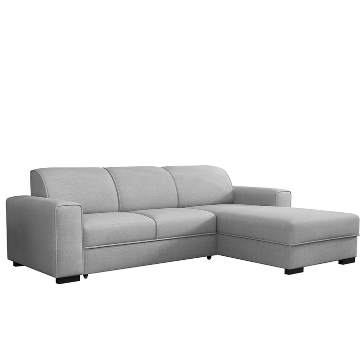 Coltar Karmittes, MIRJAN24, Dreapta, gri, 260x182x90 cm