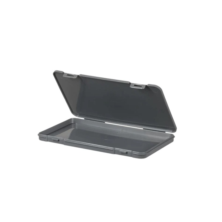 Cutie pentru depozitare masca faciala sau absorbante, din plastic, Gri