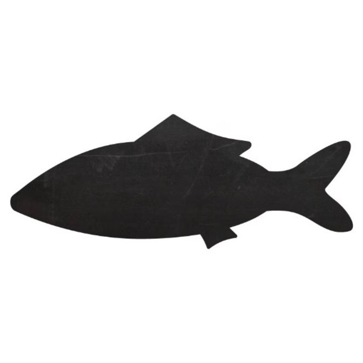 Tabla Scolara sub Forma de Autocolant pentru Scris cu Creta, Peste, 70x27 cm