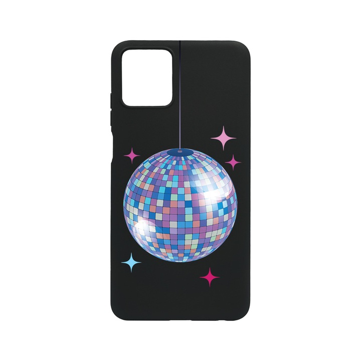 BestCase Slim Szilikon 0.8MM telefontok, Vivo Y01, Disco Ball, B 1006