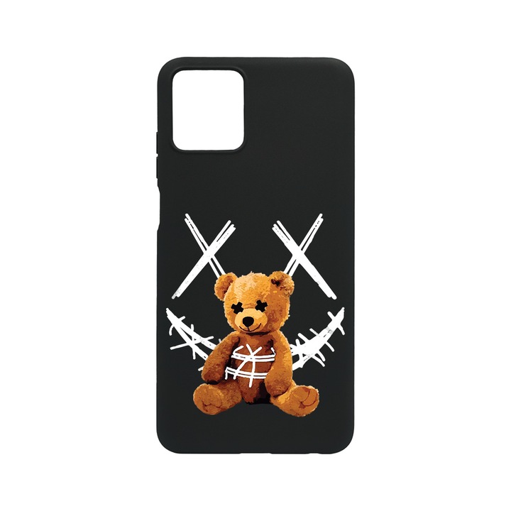 BestCase Slim Szilikon 0.8MM telefontok, Vivo Y01, Teddy Bear Smile, B 982