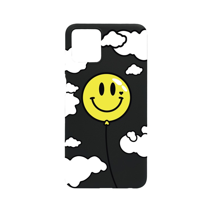 BestCase Slim Szilikon 0.8MM telefontok, Vivo Y01, Balloon Smiley, B 957