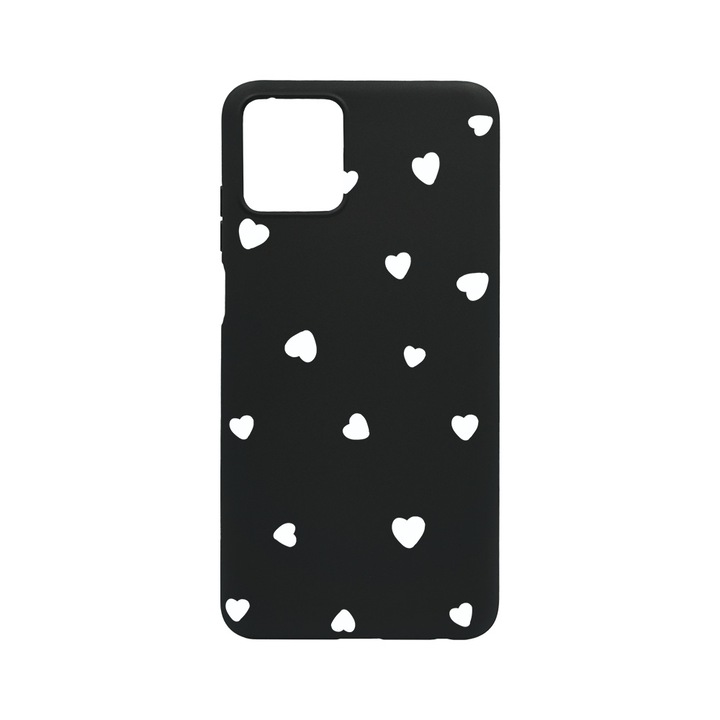 BestCase Slim Szilikon 0.8MM telefontok, Vivo Y01, Heart Pattern, B 1041