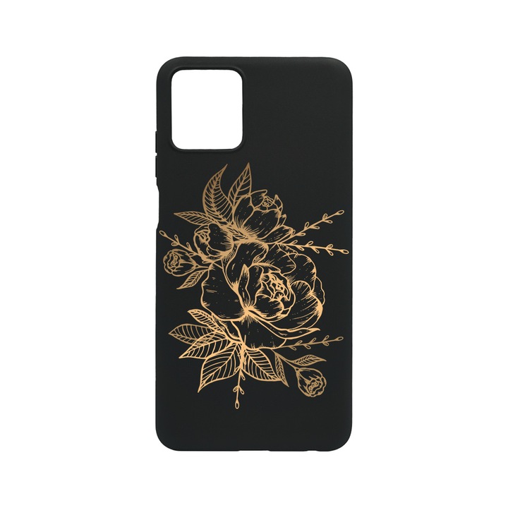 BestCase Slim Szilikon 0.8MM telefontok, Vivo Y01, Golden Rose, B 989