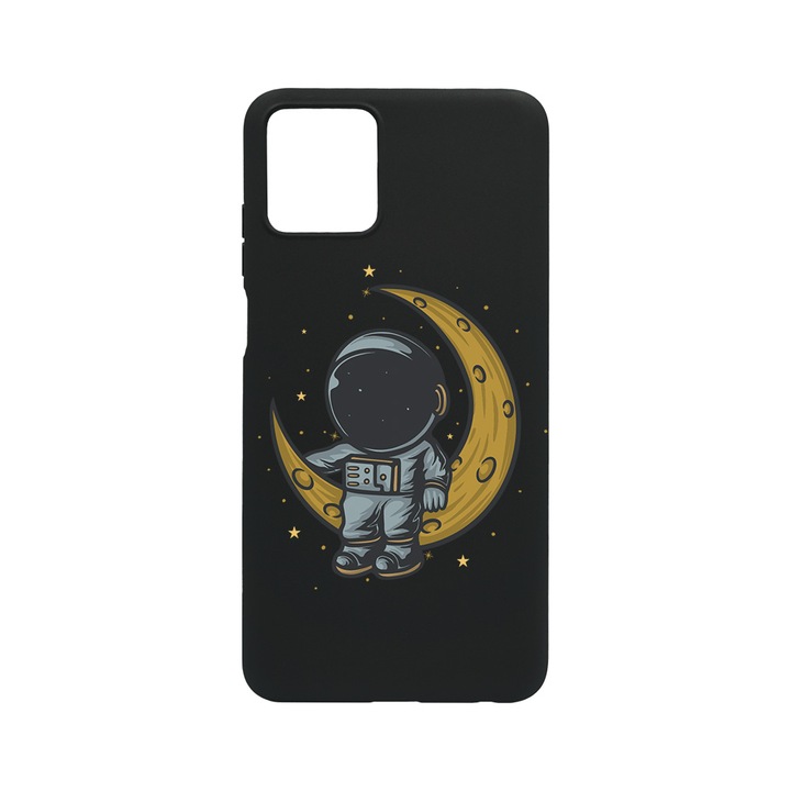 BestCase Slim Szilikon 0.8MM telefontok, Vivo Y01, Astronaut on Moon, B 997