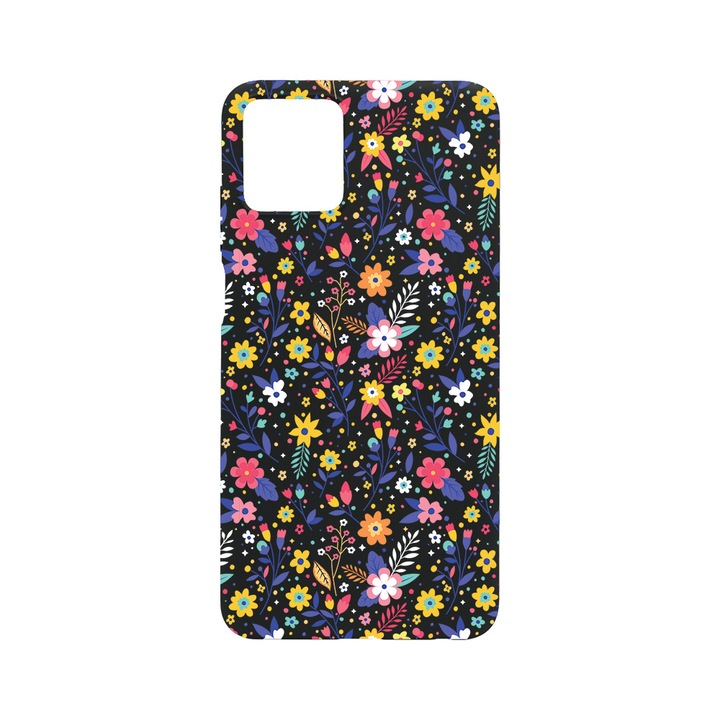 BestCase Slim Szilikon 0.8MM telefontok, Vivo Y01, Flower Pattern, B 955