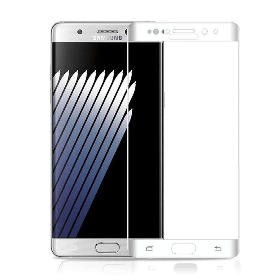 Folie protectie sticla securizata 3D (margini curbate), pentru Samsung Galaxy Note 7, gri