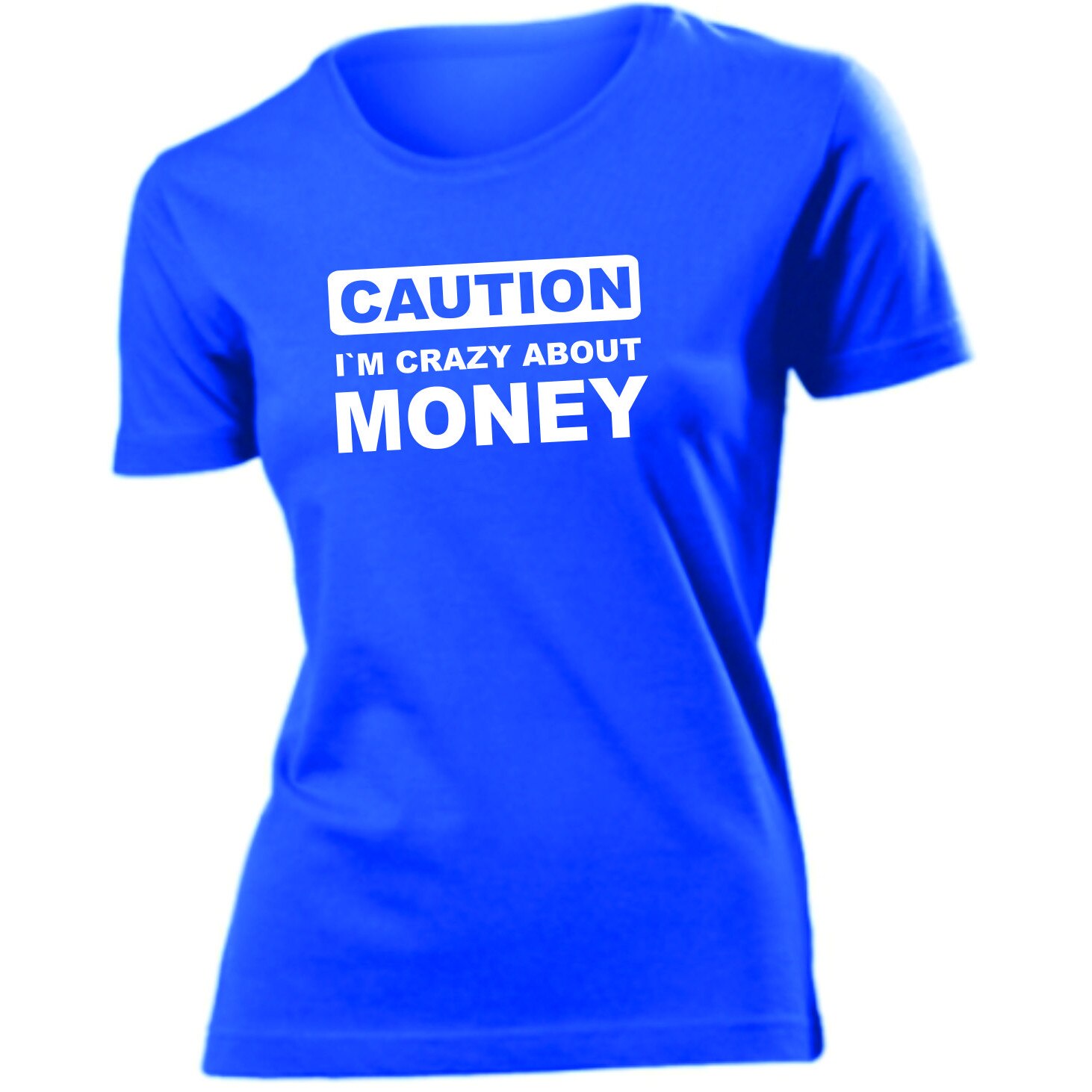 Tricou dama bumbac, Stedman, albastru, marime XL, personalizare 