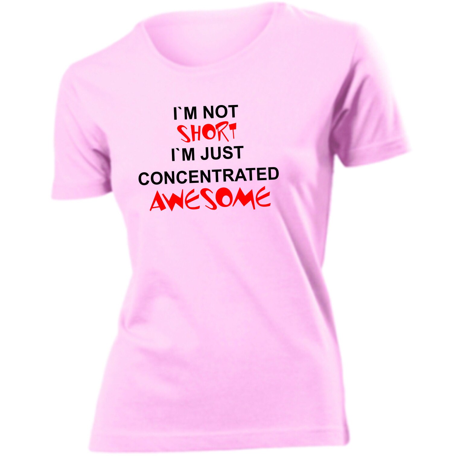 Tricou dama bumbac, Stedman, roz, marime XL, personalizare 