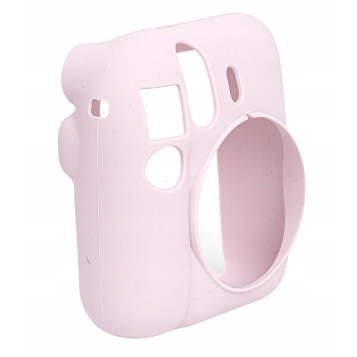Husa LoveInstant pentru Fujifilm Instax Mini 12, silicon, roz