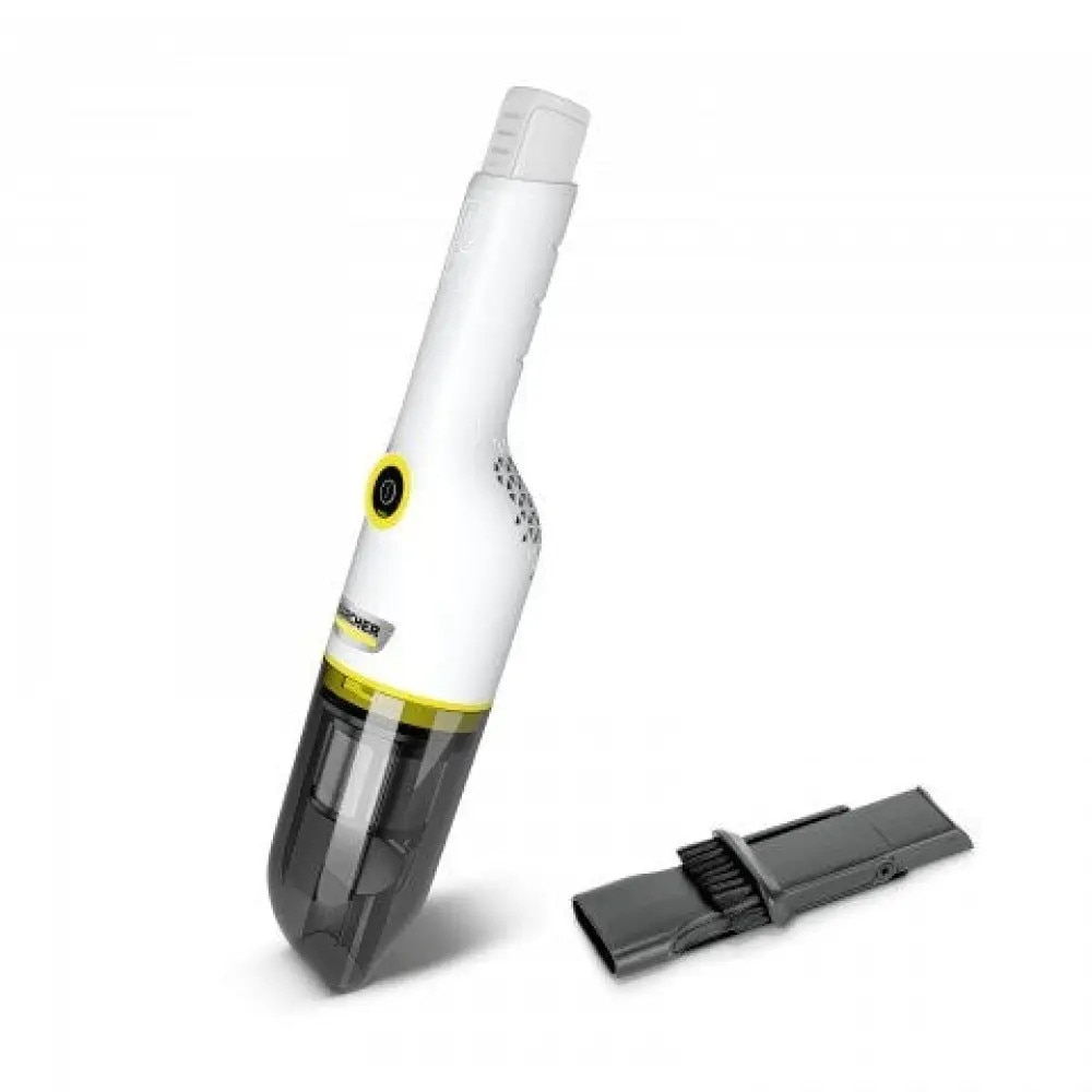 Aspirator de Mana KARCHER CVH 2 CVH24BAT, 4.2V, Autonomie Maxima 10 min, Motor BLDC, Alb-Negru