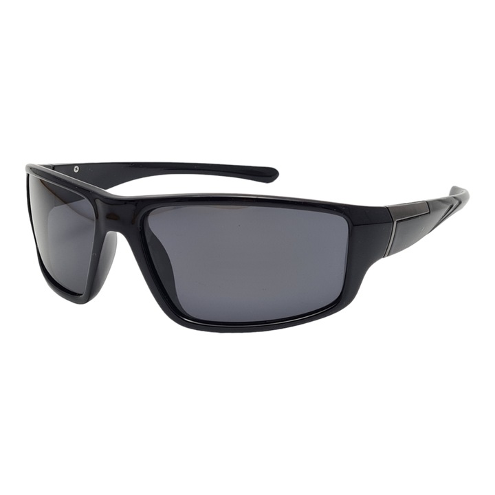 Ochelari de soare Polarizati, sport, PS8063C3, negru