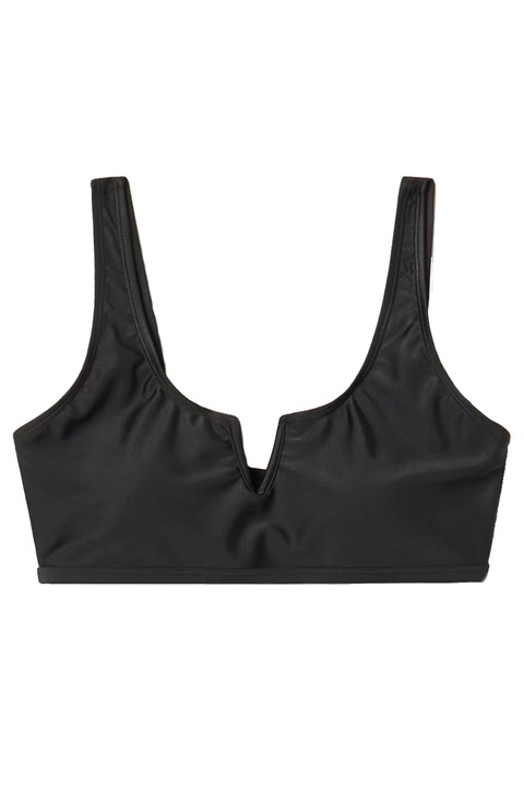 Дамски бански JUP LPP 1650D-03X, Горна част, Тип бюстие, Черен