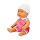 Papusa bebelus, Dollz n More, Bebelou la doctor, 35 cm, roz