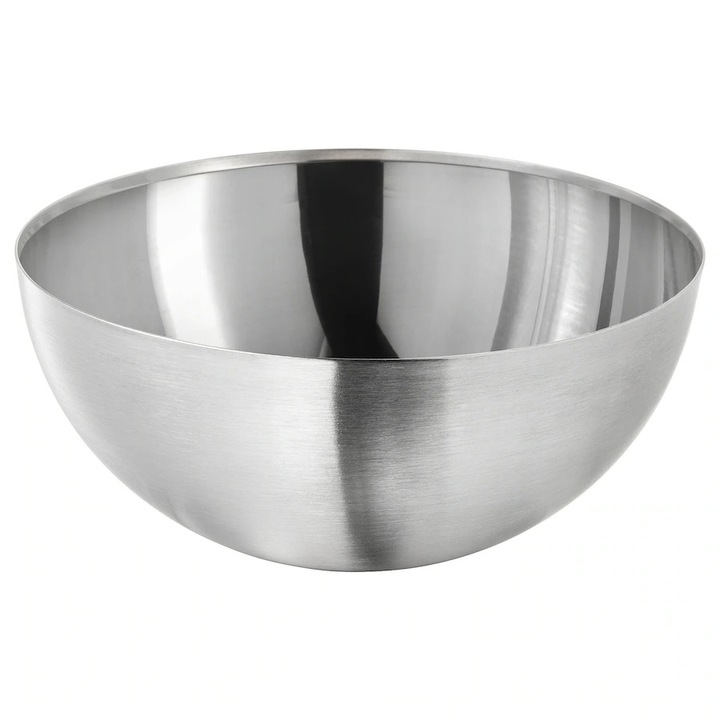 Rozsdamentes acél tál, 20 cm, praktikus, strapabíró, egymásra rakható