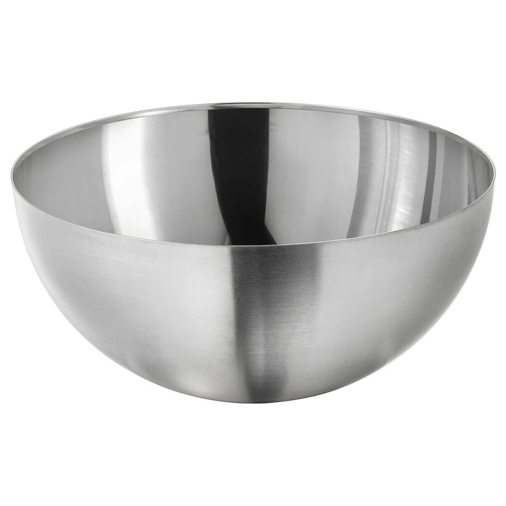 Rozsdamentes acél tál, 28 cm, praktikus, strapabíró, egymásra rakható