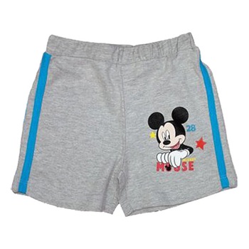 Pantalon scurt Mickey, bebe, gri-6 luni Pantalon scurt Mickey, bebe, gri-6 luni