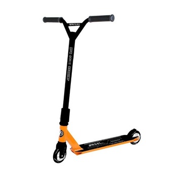 Trotineta Pro Stunt, punte AL, ABEC 7 Carbon, frana otel mangan, Negru/Portocaliu, Spartan Trotineta Pro Stunt, punte AL, ABEC 7 Carbon, frana otel mangan, Negru/Portocaliu, Spartan