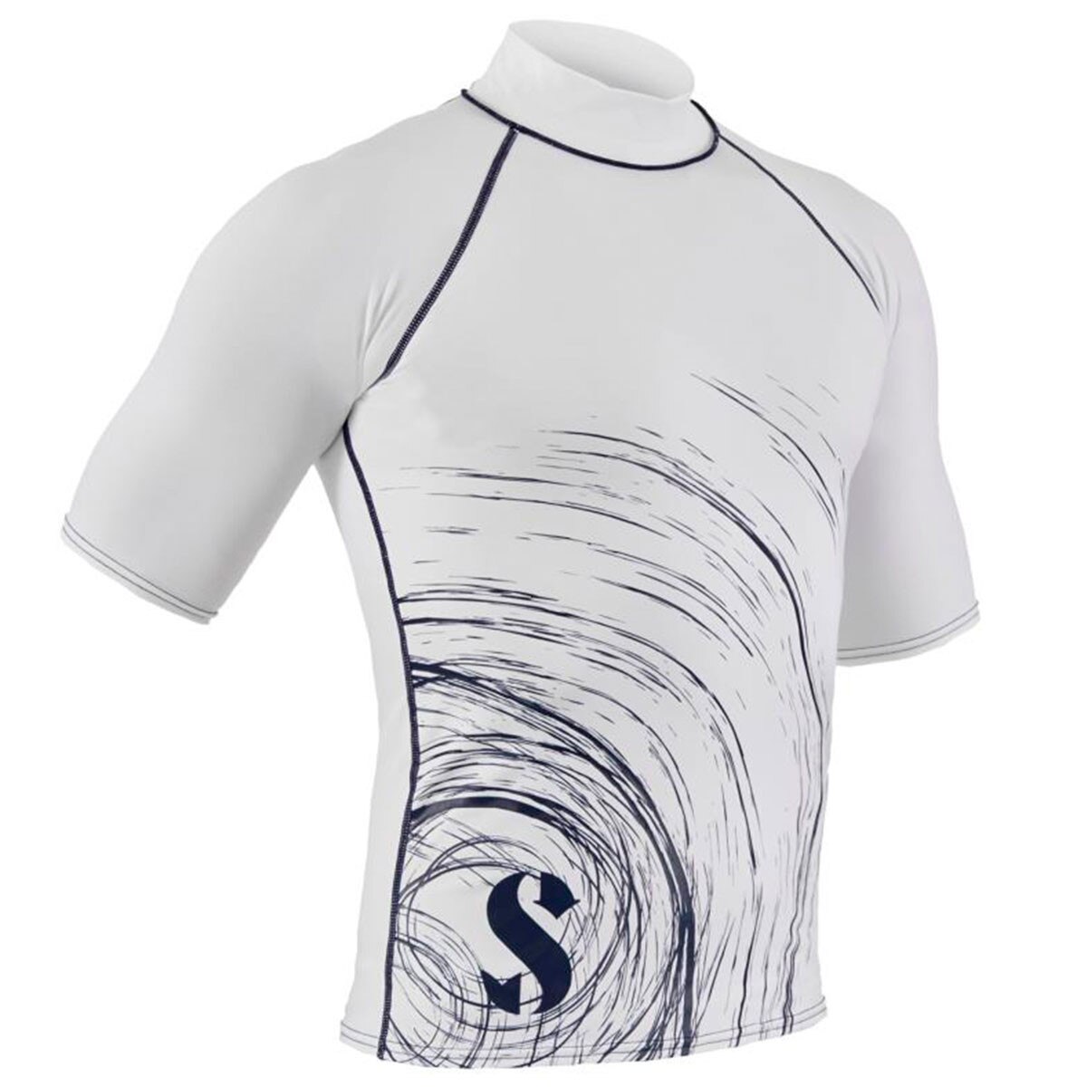 Tricou scurt Scubapro - CIRCLE, Barbati, Alb, M