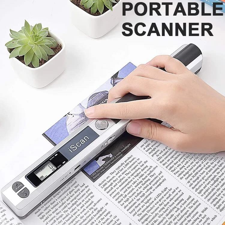 Mini Scanner De Documents Portable Pdf 900DPI LCD A4 Couleur