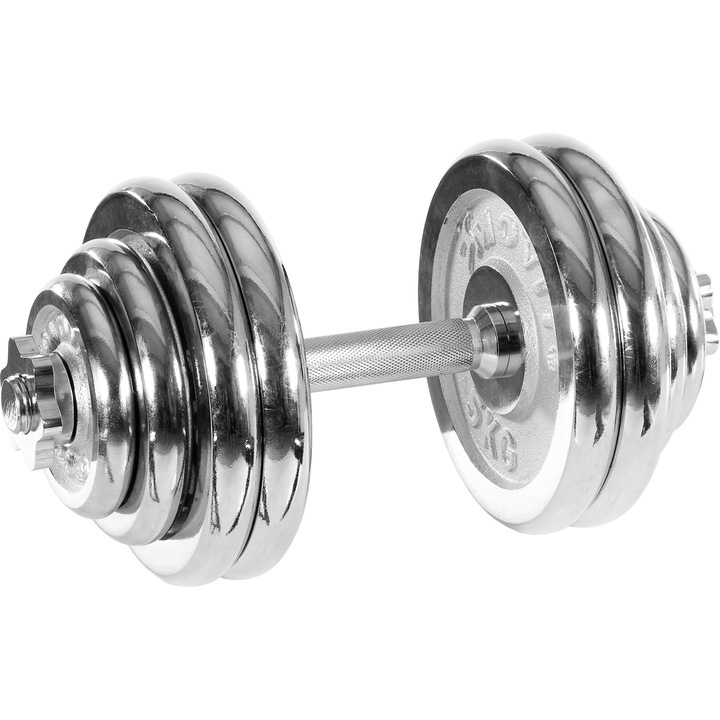 Gantera MOVIT®, greutate 30 Kg, otel cromat