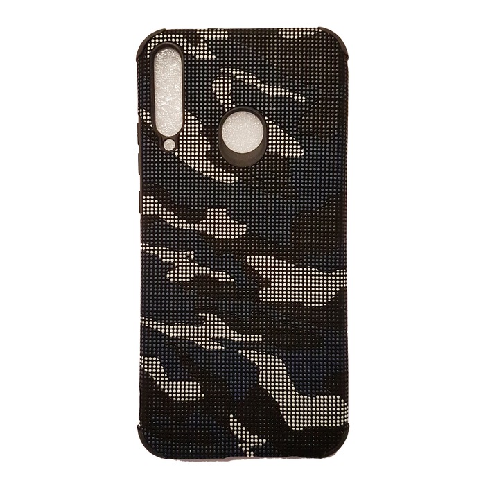 Husa Army Case, protectie Air Cuscion Tecnology pentru Huawei P40 Lite E, Y7p, Green