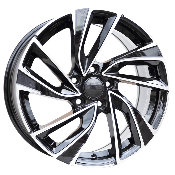 Set 4 jante aliaj PDW 5772, 18x7.5 inch, 5x112, ET45, negru