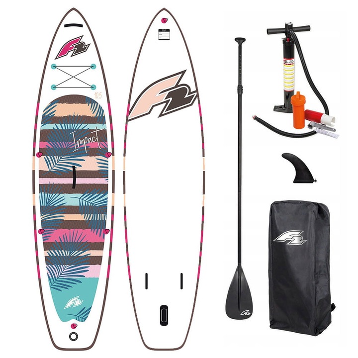 Set placa gonflabila SUP F2 IMPACT 10'2" Woman 311 x 80 x 15 cm