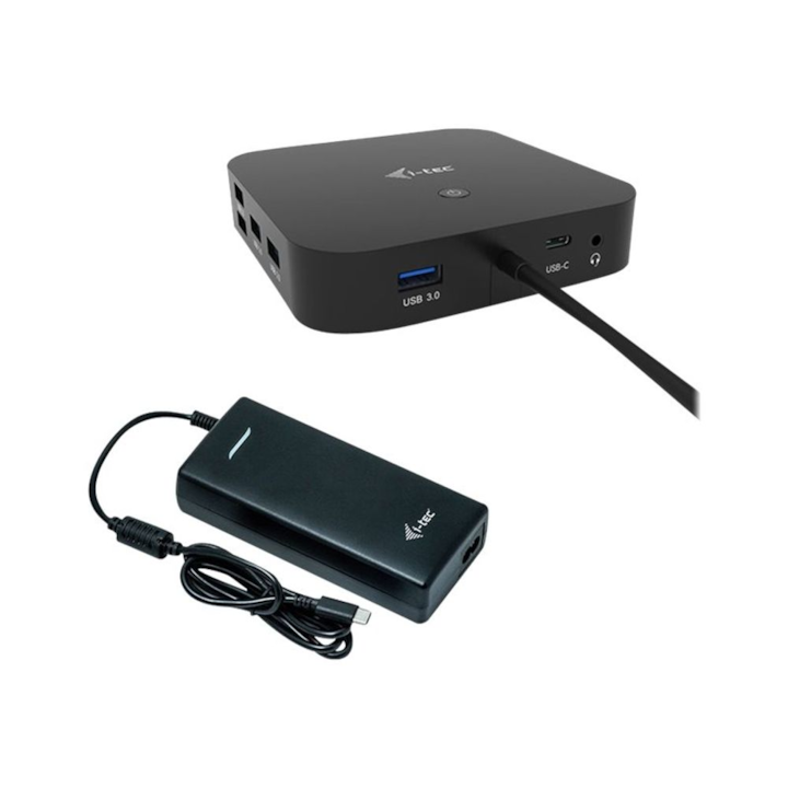 I-tec C31DUALDPDOCKPD100W докинг станция и порт репликатор Кабелен USB 3.2 Gen 1 (3.1 Gen 1) Type-C черен (C31DUALDPDOCKPD100W)