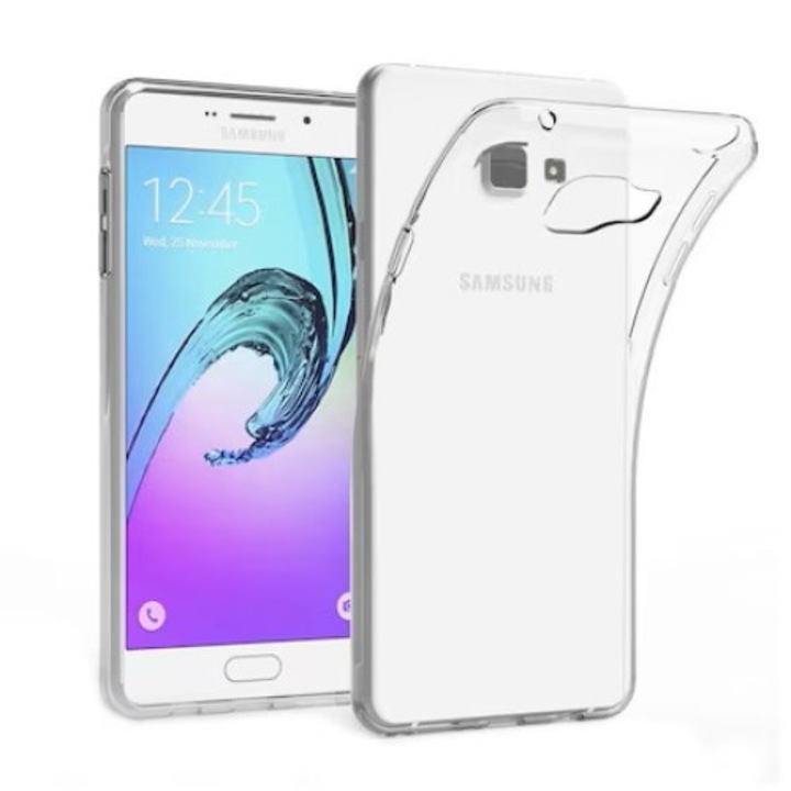 Husa Protectie Pentru Samsung Galaxy A7 2016, Spate Silicon, Transparent