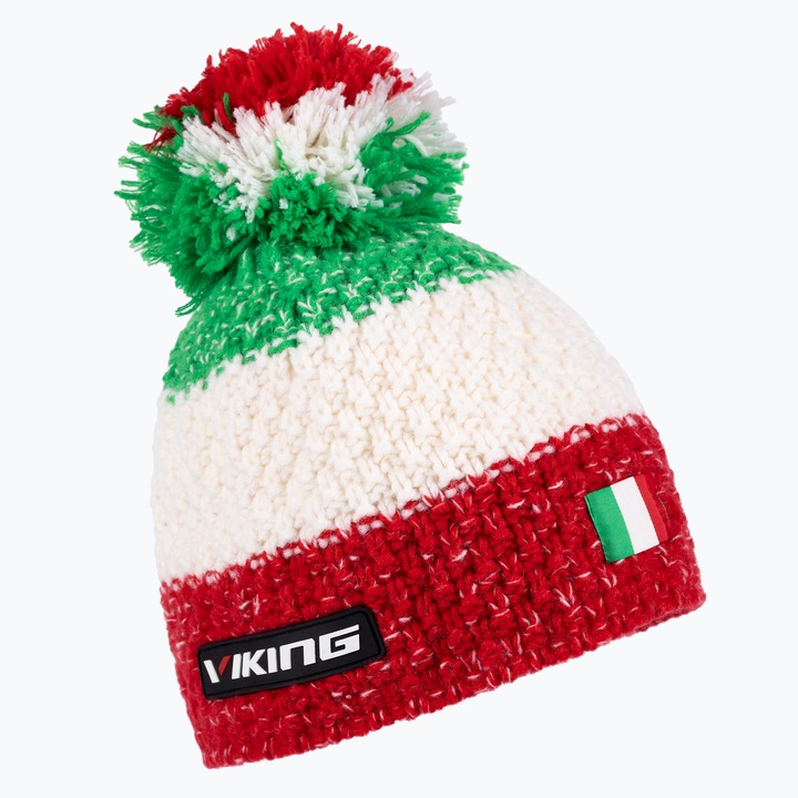 Férfi téli fez, Viking Cornet, gyapjú, többszínű