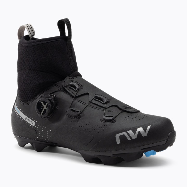 Pantofi de ciclism, Northwave, Sintetic, Negru, Negru