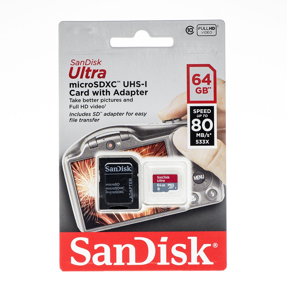 Intention Bruise reading Card microSD cu adaptor, SANDISK, capacitate 64GB, clasa 10, UHS-I - eMAG.ro