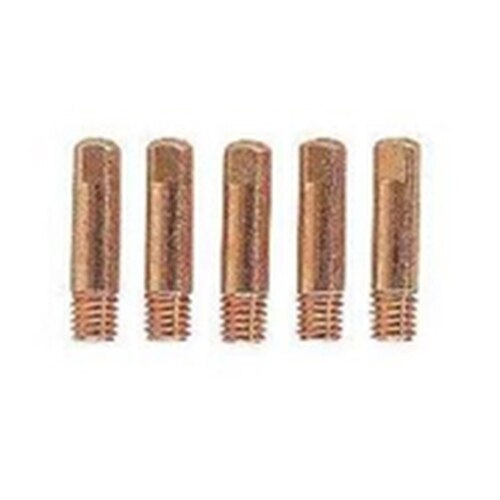 Set 5 tuburi contact Einhell pentru aparate de sudura in mediu protector de gaz, 0.6 mm