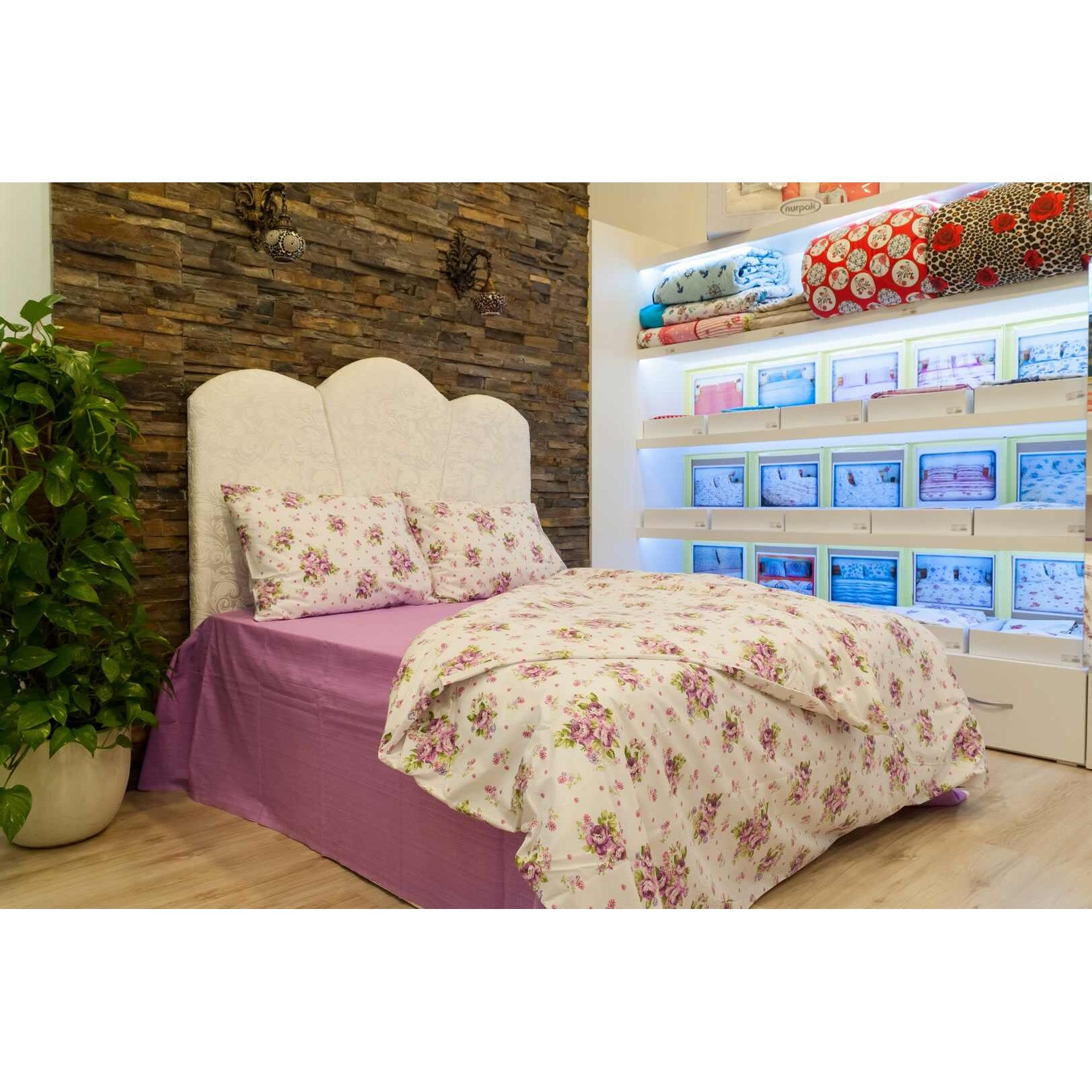 Lenjerie pat, Emanuelle-Home, Bumbac Ranforce, Extra-Large