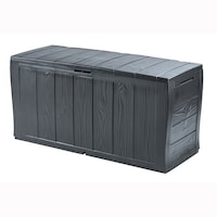 Lada multifunctionala de depozitare KETER SHERWOOD 270 L gri