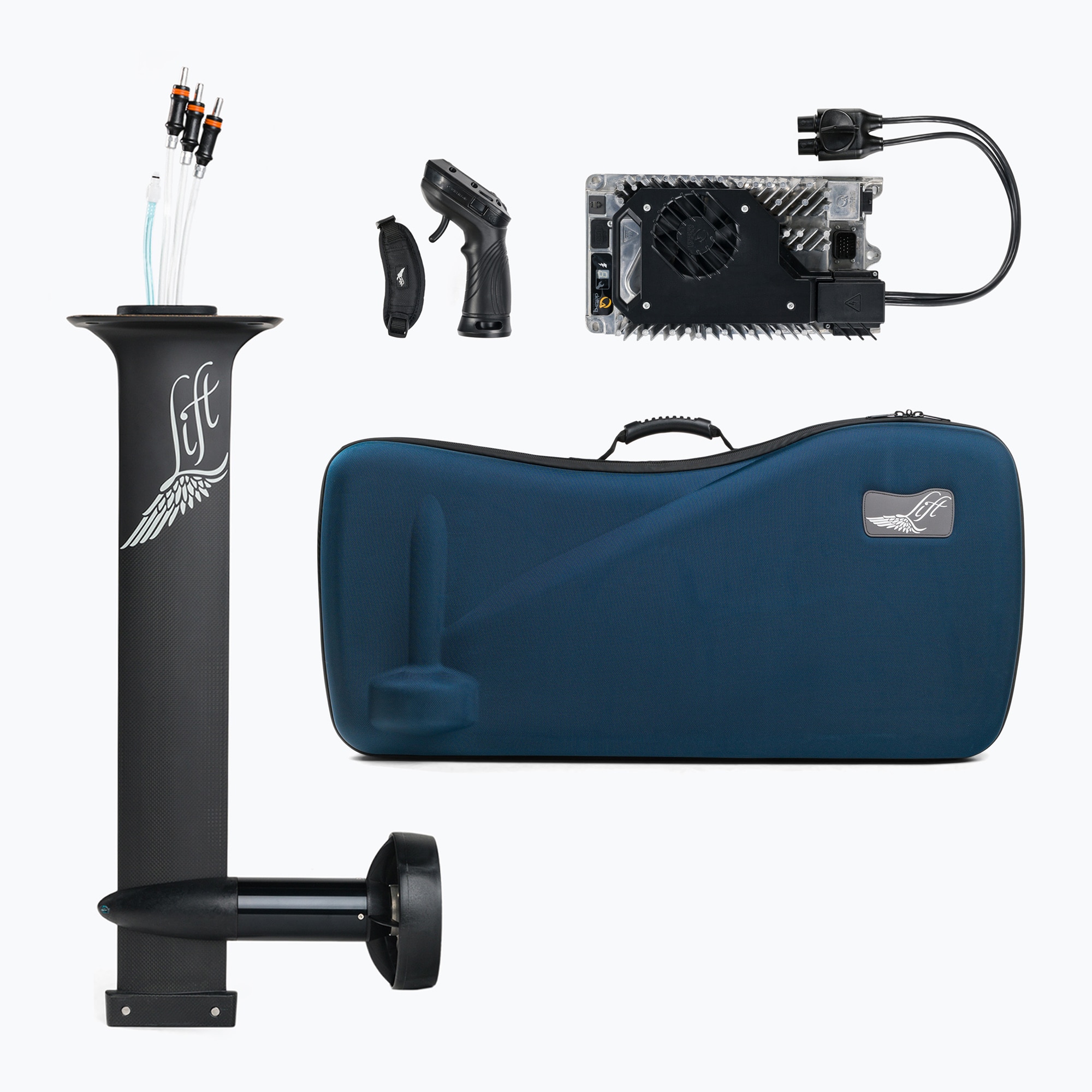 Catarg electric de propulsie cu cablu, Lift Foils, Fibra de carbon ...