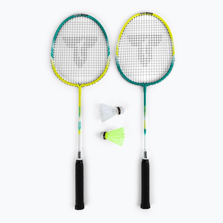 Set de badminton Talbot-Torro 2 Fighter albastru-galben 449412