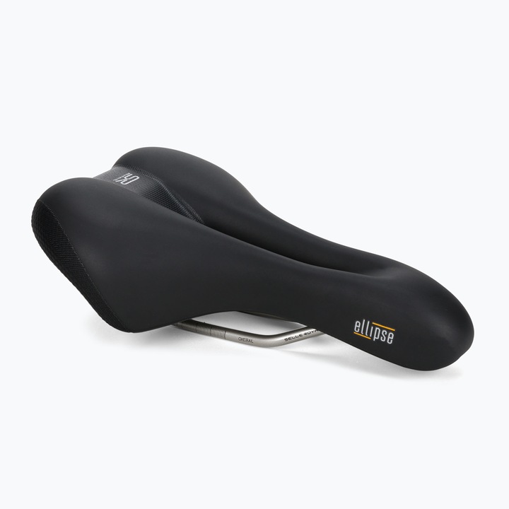 Седалка за велосипед, Selle Roya, гел, 406 г, 265,5 x 162,6 мм, черна