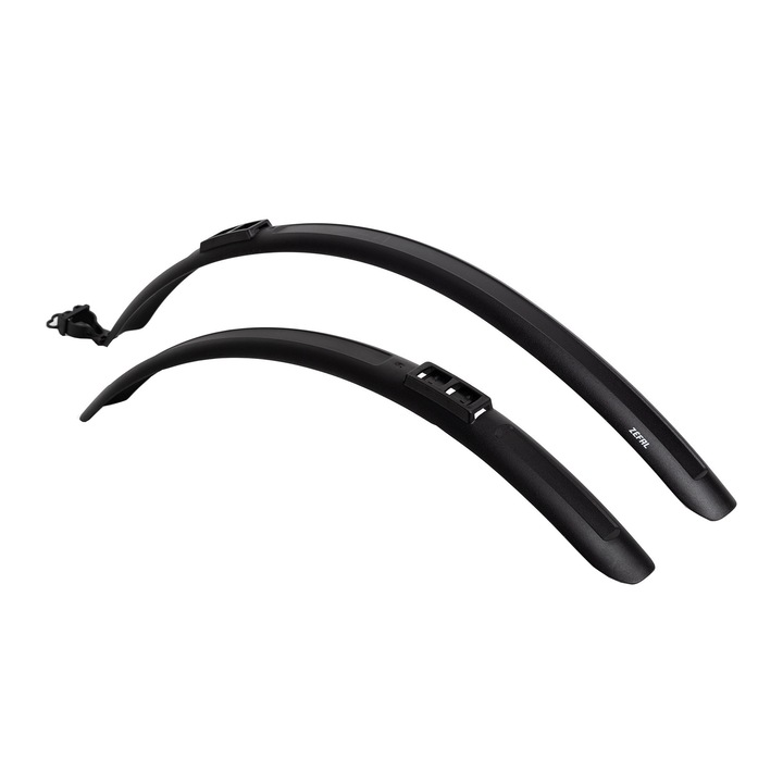 Aparatoare de noroi pentru bicicleta, Zefal, Rasina, Negru