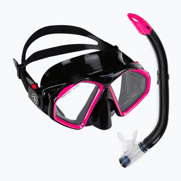 Set snorkeling, Aqualung, Negru