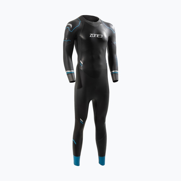 Férfi triatlon ruha, ZONE3, Fekete, XL