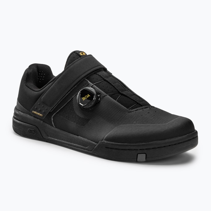 Pantofi de ciclism cu platforma pentru barbati, Crankbrothers, Plastic, Negru, Negru