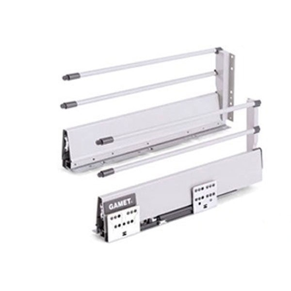 Glisiera GAMET Box 500 mm cu laterala metalica si 2 randuri lonjeron