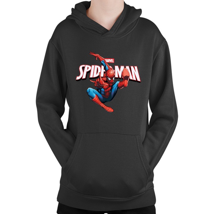 Hanorac Copii Spiderman Marvel Bite SuperheroIN, Negru