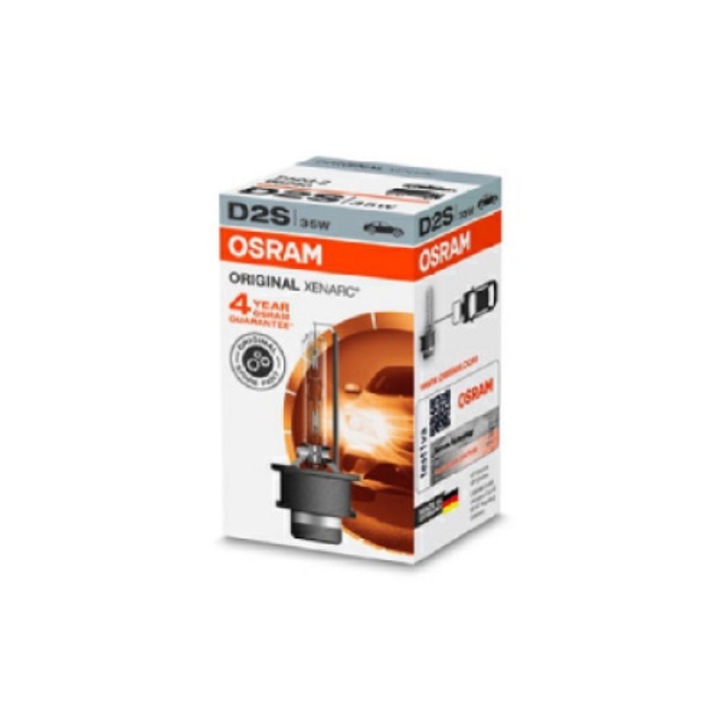 Авто крушка OSRAM, ксенон, D2S, 4100k, 35 W, 85V, конектор P32d-2, за фарове, дълги светлини, оригинален Xenarc