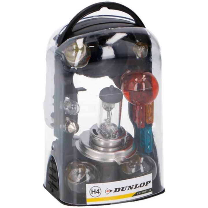 Set becuri Auto, Dunlop, H4 OT, 11 buc