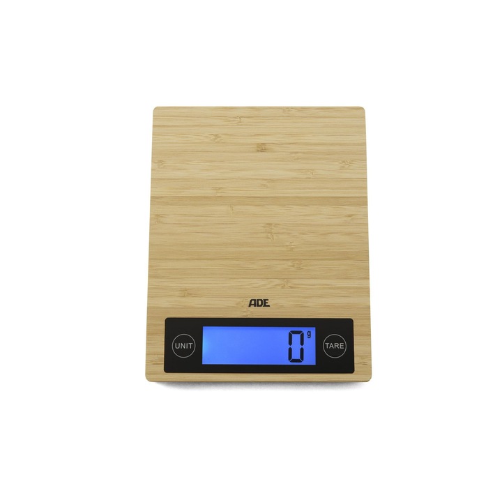 Cantar de bucatarie, ADE, Ramona, max 5 kg, bambus